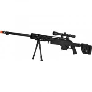 well mbg4411g bolt action spring sniper rifle for airsoft