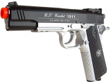 WG Two Tone M1911 Metal CO2 Airsoft Pistol Review – 500 FPS